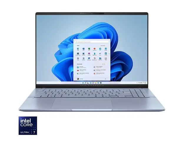 Laptop ASUS 16&#039;&#039; Vivobook S 16 OLED S5606MA, 3.2K 120Hz, Procesor Intel® Core™ Ultra 7 155H (24M Cache, up to 4.80 GHz), 16GB LPDDR5X, 1TB SSD, Intel Arc, Win 11 Home, Mist Blue