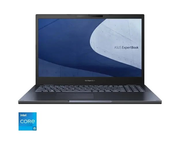 Laptop ASUS ExpertBook B2 B2502CBA-BQ0349,15.6 inch, Intel Core i5-1240P 12 C / 16 T, 4.4 GHz, 12 MB cache, 16 GB RAM, 512 GB SSD, Intel Intel UHD Graphics, Free DOS
