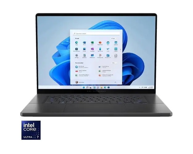 Laptop ASUS ROG Zephyrus G16 GU605MV cu procesor Intel(r) Core(tm) Ultra 7 155H pana la 4.8GHz, 16&#039;&#039;, WQXGA, IPS, 240Hz, 16GB LPDDR5X, 1TB SSD, NVIDIA® GeForce RTX™ 4060 8GB, Windows 11 Pro, Eclipse Gray