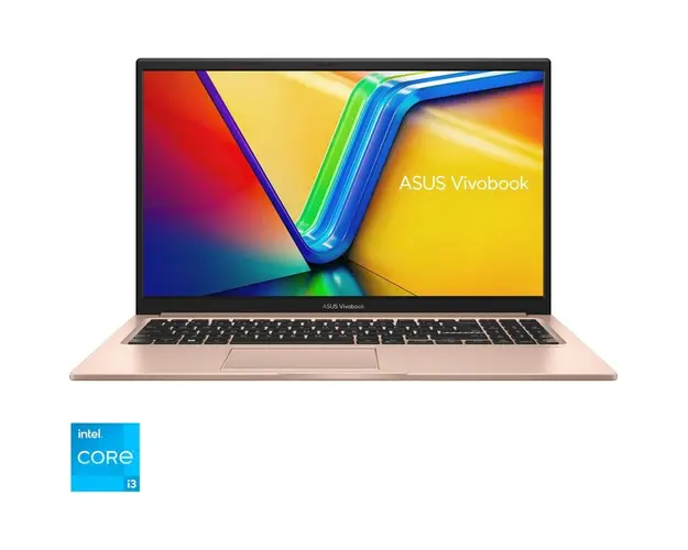 Laptop ASUS VivoBook 15 A1504ZA cu procesor Intel® Core™ i3-1215U pana la 4.4 GHz, 15.6, Full HD, IPS, 8GB, 512GB SSD, Intel® UHD Graphics, No OS, Terra Cotta