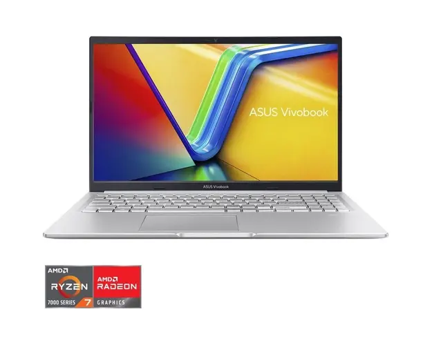 Laptop ASUS Vivobook 15 M1502YA cu procesor AMD Ryzen™ 7 7730U pana la 4.5GHz, 15.6&#039;&#039;, Full HD, IPS, 60Hz, 8GB DDR4, 512GB SSD, AMD Radeon™ Graphics, No OS, Cool Silver