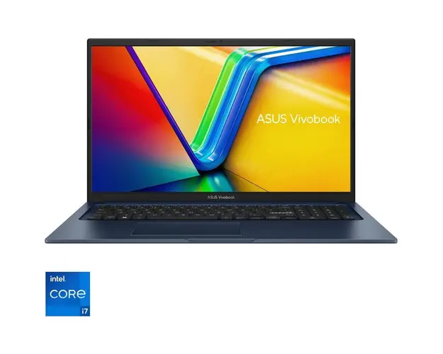 Laptop ASUS Vivobook 17, X1704VA-AU056, 17.3-inch, FHD, procesor Intel Core i7-1355U, 16GB RAM, 1TB SSD, Intel Iris Xe Graphics, No OS, Quiet Blue