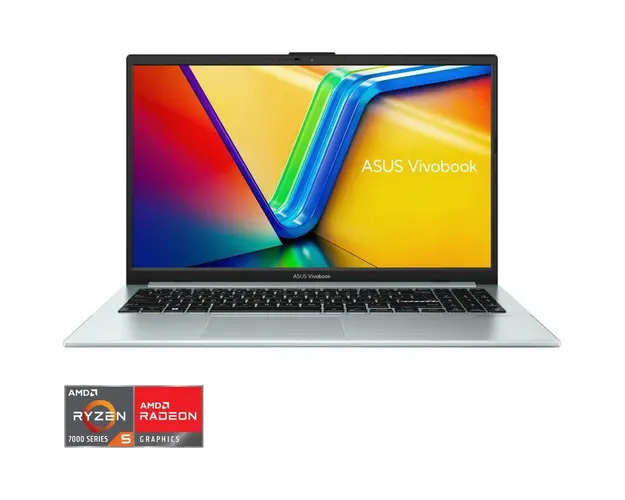 Laptop ASUS VivoBook Go 15 E1504FA cu procesor AMD Ryzen™ 5 7520U pana la 4.30 GHz, 15.6, Full HD, IPS, 8GB, 512GB M.2 NVMe™ PCIe® 3.0 SSD, AMD Radeon™ Graphics, No OS
