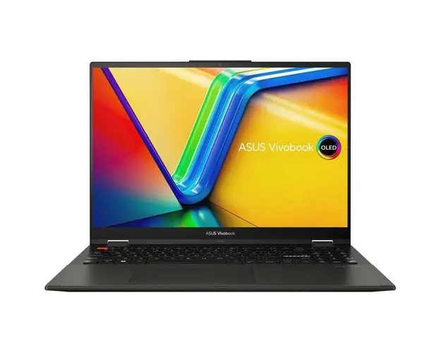 Laptop ASUS Vivobook S 16 Flip OLED cu procesor Intel® Core™ i5-13500H pana la 4.7GHz, 16&#039;&#039;, 3.2K OLED, Touch, 120Hz, 16GB DDR4, 512GB SSD, Intel® HD Graphics, Windows 11 Home, Midnight Black