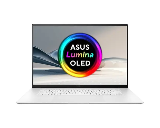 Laptop ASUS Zenbook S OLED UM5606WA cu procesor AMD Ryzen™ AI 9 365 pana la 5.0 GHz, 16&#039;&#039;, 3K, OLED, 120Hz, 24GB LPDDR5X, 1TB SSD, AMD Radeon™ 880M Graphics, Windows 11 Pro, Scandinavian White