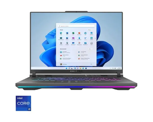 Laptop Gaming ASUS ROG Strix G16 G614JIR cu procesor Intel® Core™ i9 14900HX pana la 5.8 GHz, 16, QHD+, IPS, 240Hz, 16GB DDR5, 1TB SSD, NVIDIA® GeForce RTX™ 4070 8GB GDDR6 TGP 140W, Windows 11 Pro, Eclipse Gray