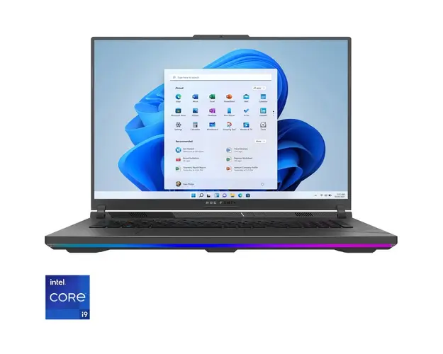 Laptop Gaming ASUS ROG Strix G18 G814JIR cu procesor Intel® Core™ i9 14900HX pana la 5.8 GHz, 18, QHD+, IPS, 240Hz, 32GB DDR5, 1TB SSD, NVIDIA® GeForce RTX™ 4070 8GB GDDR6 TGP 140W, Windows 11 Pro, Eclipse Gray