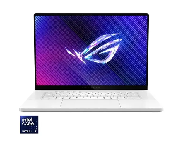 Laptop Gaming ASUS ROG Zephyrus G16 GU605MV cu procesor Intel® Core™ Ultra 7 155H pana la 4.8 GHz, 16, 2.5K, IPS, 240Hz, 16GB LPDDR5X, 1TB SSD, NVIDIA® GeForce RTX™ 4060 8GB GDDR6, Windows 11 Pro, Platinum White