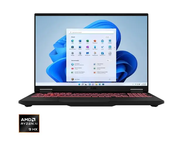 Laptop Gaming ASUS TUF A16 FA608WV cu procesor AMD Ryzen™ AI 9 HX 370 pana la 5.1GHz, 16&#039;&#039;, 2.5K, WQXGA, IPS, 165Hz, LPDDR5X 16GB, 1TB SSD, NVIDIA® GeForce RTX™ 4060 8GB GDDR6, Windows 11 Home, Jaeger Gray