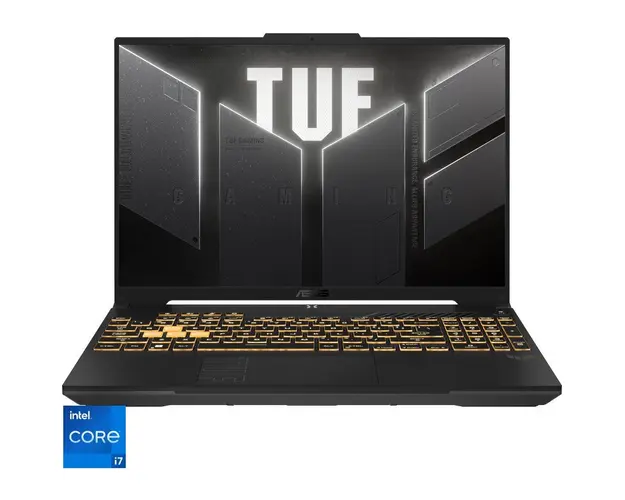 Laptop Gaming ASUS TUF F16 FX607JU cu procesor Intel® Core™ i7-13650HX pana la 4.90 GHz, 16, Full HD+, IPS, 165Hz, 16GB DDR5, 512GB SSD, NVIDIA® GeForce RTX™ 4050 6GB GDDR6 TGP 130W, No OS, Mecha Gray