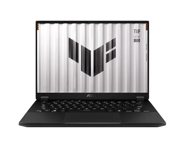 Laptop Gaming ASUS TUF FA401WU cu procesor AMD Ryzen™ AI 9 HX 370 pana la 5.10 GHz, 14, 2.5K, IPS, 165Hz, 16GB LPDDR5X, 1TB SSD, NVIDIA® GeForce RTX™ 4050 6GB GDDR6 TGP 100W, No OS, Jaeger Gray