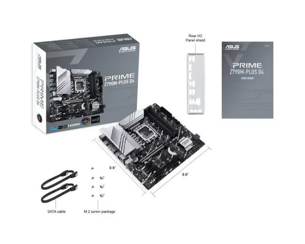 Placa de baza PRIME Z790M-PLUS D4, LGA 1700