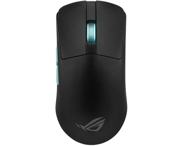 Mouse gaming wireless ASUS ROG HARPE ACE AIM LAB EDITION, RGB, ultra usor 54g, senzor optic ROG AimPoint 36.000 dpi, 5 butoane programabile, tehnologie ROG SpeedNova, ROG Micro Switches,conectivitate tri-mode (cu fir/2.4 GHz/Bluetooth), Aura Sync