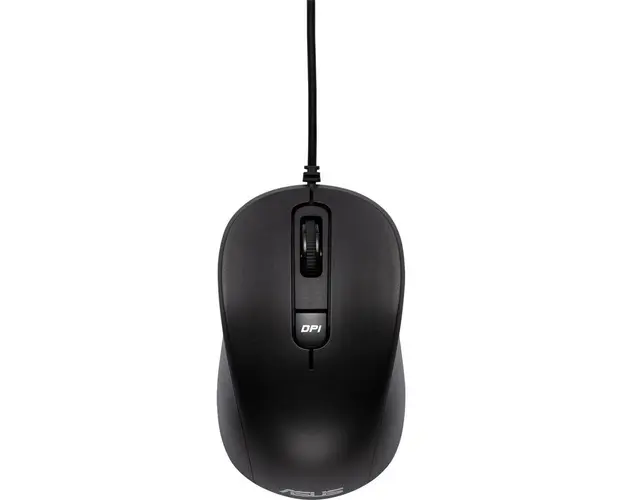 Mouse MU101C, Optic, cu fir de 1.5 metri, USB, rezolutie 1000dpi, negru