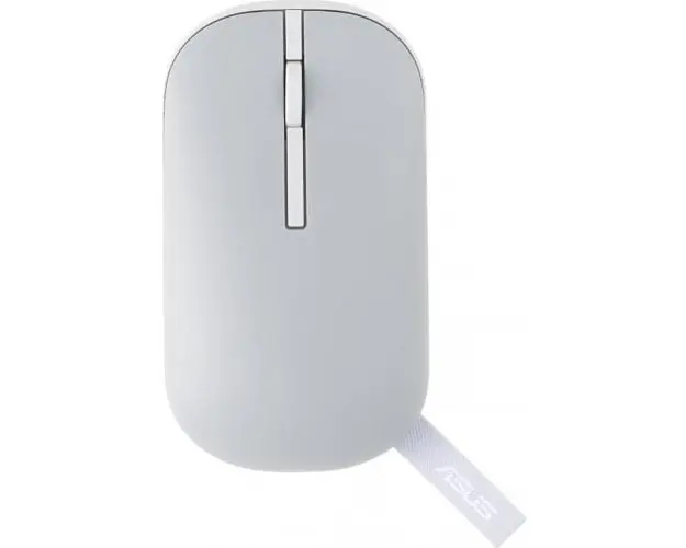Mouse wireless/bluetooth ASUS MD100 Lite, 5 butoane, 1600 dpi, 56g, gri