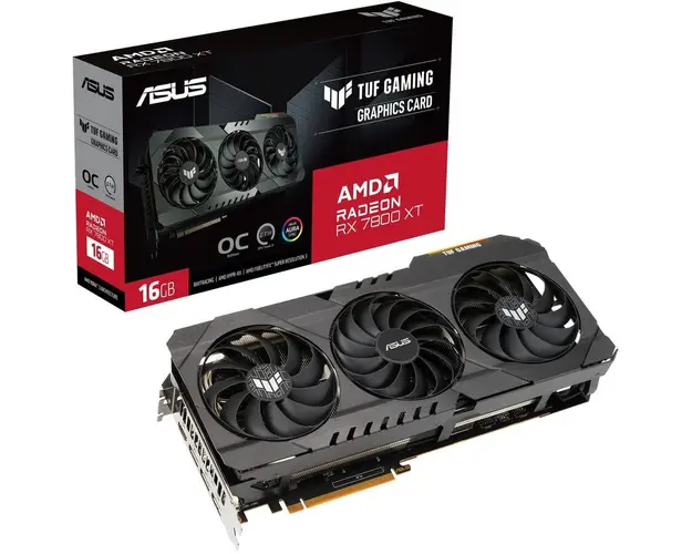 Placa video ASUS Radeon™ RX 7800 XT TUF OG Gaming OC, 16GB GDDR6, 256-bit