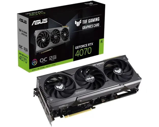 Placa video TUF OC Gaming GeForce RTX 4070, 12GB GDDR6X, 192-bit