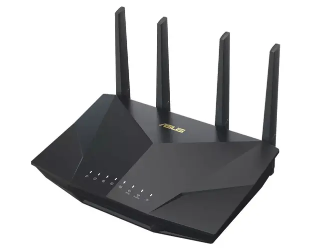 Router Wireless RT-AX5400, AX5400, Dual-Band, Tri-Core 1.5GHz CPU, AiProtection Pro, Adaptive QoS, VPN Fusion, IPTV, OFDMA, MU-MIMO, Beamforming, Link Aggregation, Port forwarding, AiMesh
