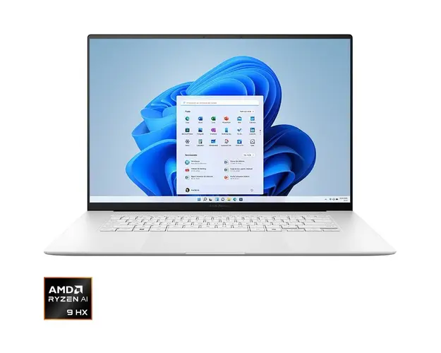 Ultrabook ASUS 16&#039;&#039; Zenbook S 16 OLED UM5606WA, 3K 120Hz Touch, Procesor AMD Ryzen™ AI 9 HX 370 (24M Cache, up to 5.10 GHz), 32GB LPDDR5X, 1TB SSD, AMD Radeon 890M, Win 11 Pro, Scandinavian White