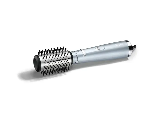 Perie rotativa BaByliss Hydro Fusion Big Hair AS773E, 700W, Tehnologie Ionica cu Plasma, 2 viteze, 2 trepte de temparatura, Bleu