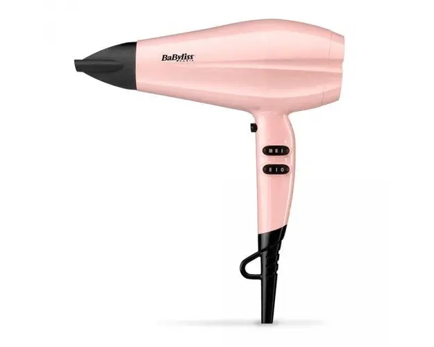 Uscator de par Babyliss 5337PRE, ionizare, 3 trepte, 2 viteze, 2200 w, roz pudrat