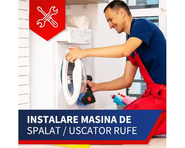 Instalare masina de spalat sau uscator de rufe