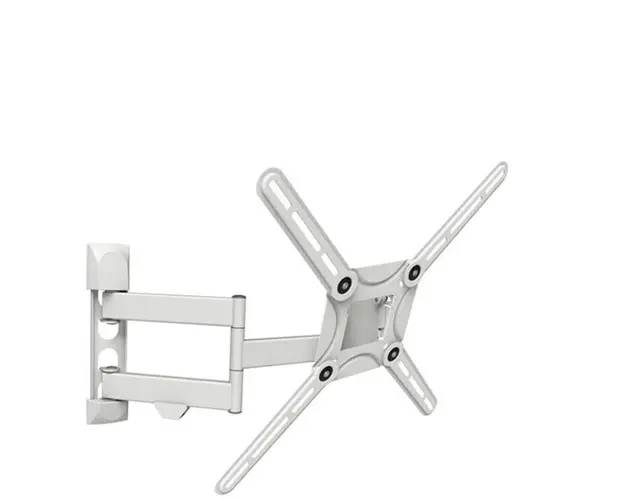 Suport TV de perete Barkan 3400W.W, reglabil, 19-65, Alb