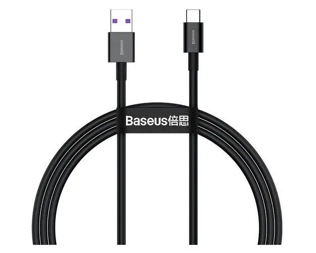 Cablu Baseus Type-C 66W, 1m, negru