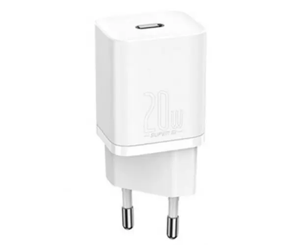 Incarcator retea Speed Mini, Quick Charge 20W, 1 x USB Type-C 5V/3.0A, alb