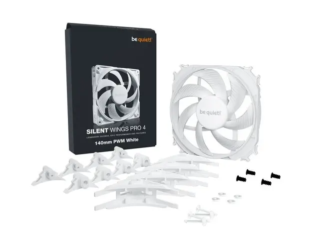 Ventilator / radiator be quiet! Silent Wings PRO 4 140mm PWM White