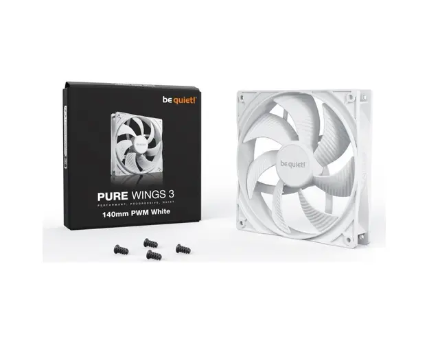 Ventilator / radiator be quiet! Pure Wings 3 140mm PWM White
