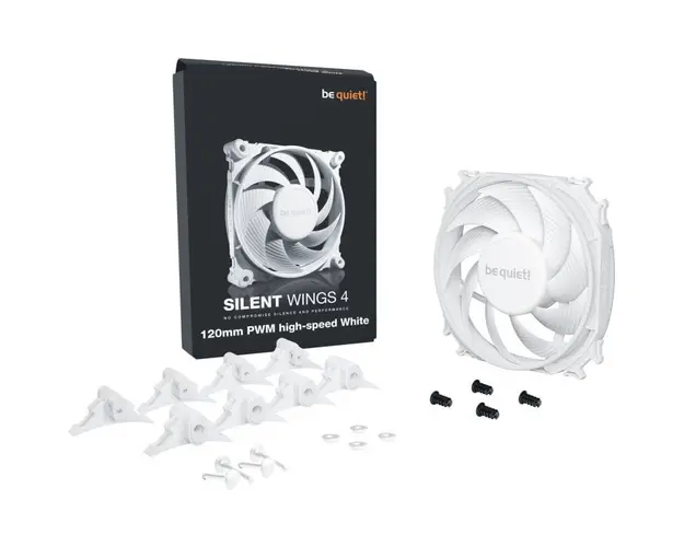 Ventilator / radiator be quiet! Silent Wings 4 120mm PWM high-speed White