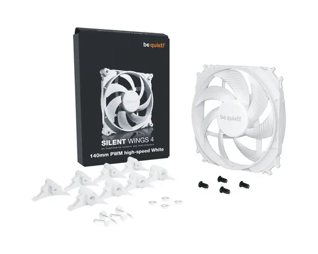 Ventilator / radiator be quiet! Silent Wings 4 140mm PWM high-speed White