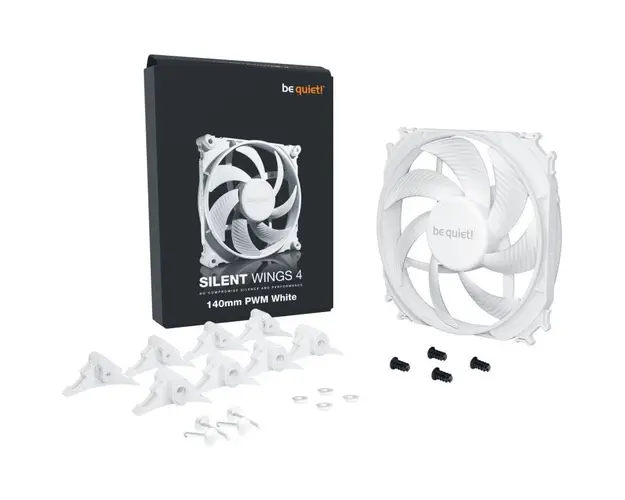 Ventilator / radiator be quiet! Silent Wings 4 140mm PWM White