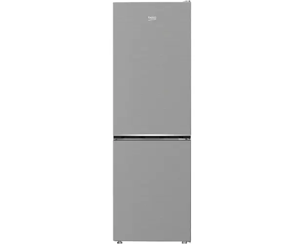 Combina frigorifica Beko B1RCNA364XB, 316 l, No Frost, AeroFlow, XXL Bottle holder, MaxStore, Clasa E, H 186.5 cm, Metal Look