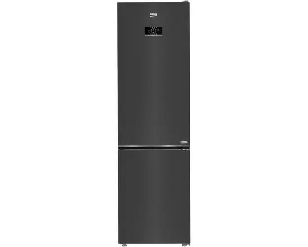 Combina frigorifica Beko B3RCNA404HXBR1, 355 l, No Frost, Clasa E, HarvestFresh, AeroFlow, H 203.5 cm, Dark inox