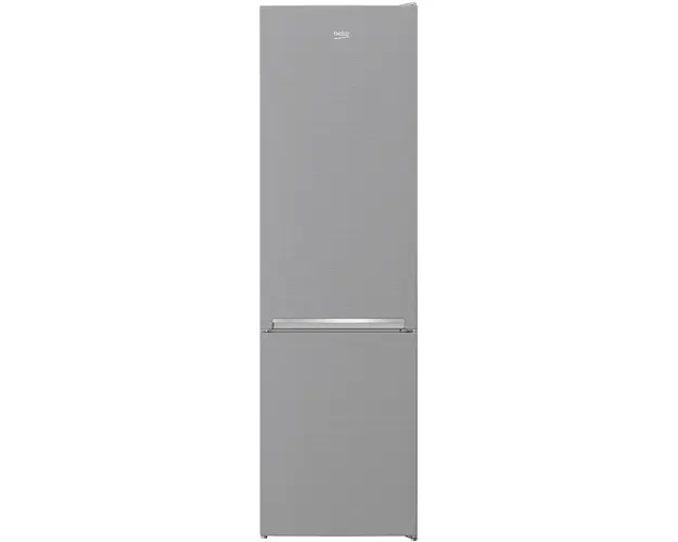 Combina frigorifica Beko RCSA406K40XBN, 386 l, H 202.5 cm, Clasa E, argintiu