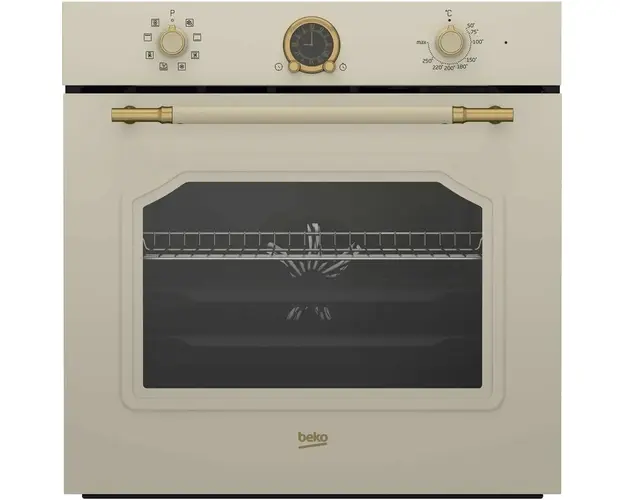 Cuptor incorporabil Beko RBIM19200CD, Electric, 72 L, 3D Cooking, AeroPerfect, Grill, Defrost, Timer, Clasa A, Crem