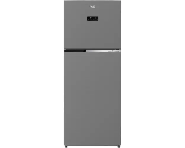 Frigider cu doua usi Beko RDNT401E40SZXBN, 375 l, NeoFrost Dual Cooling, HarvestFresh, NutriFreeze, Display touch, No Frost Freezer, Clasa E, H 172 cm, Inox