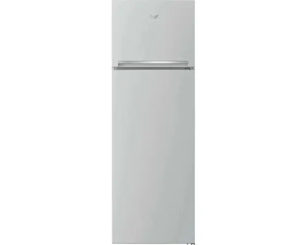 Frigider cu doua usi Beko RDSA310M40SN, 306 l, Clasa E, Cooling Fan, Safety Glass, H 175 cm, Argintiu