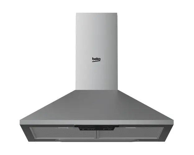 Hota decorativa HCP61310I, 272 m3/h, 3 trepte de viteza, 60 cm, Clasa D, Inox