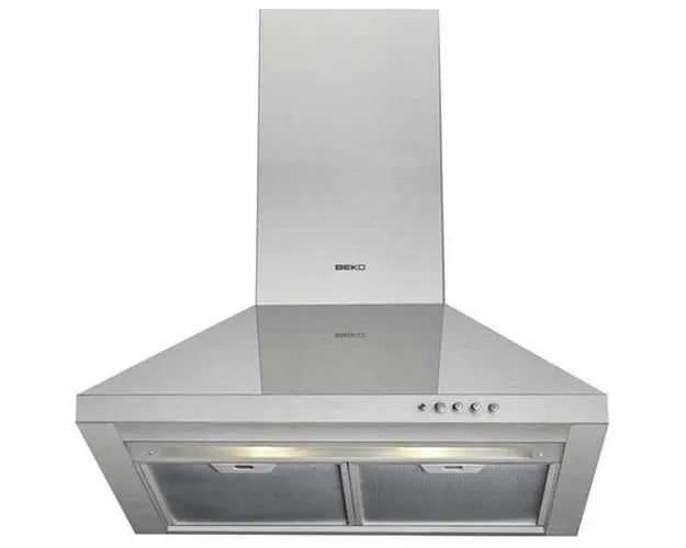Hota Beko CWB6441XN, Capacitate de absorbtie max. (m3/h) 400, 60 cm latime, culoare inox