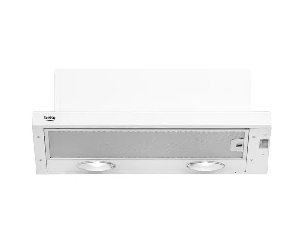 Hota incorporabila telescopica CTB6250W, 1 motor, 59.8 cm, Alb