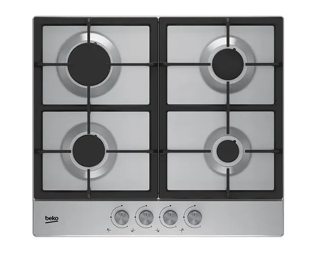 Plita incorporabila HIAG64225SX, Gaz, 4 arzatoare, Inox