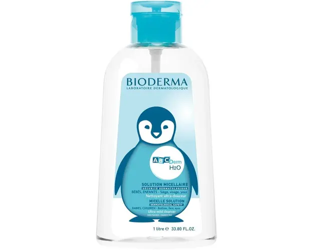 Solutie micelara Bioderma ABCDerm, cu pompita inversa, 1 l