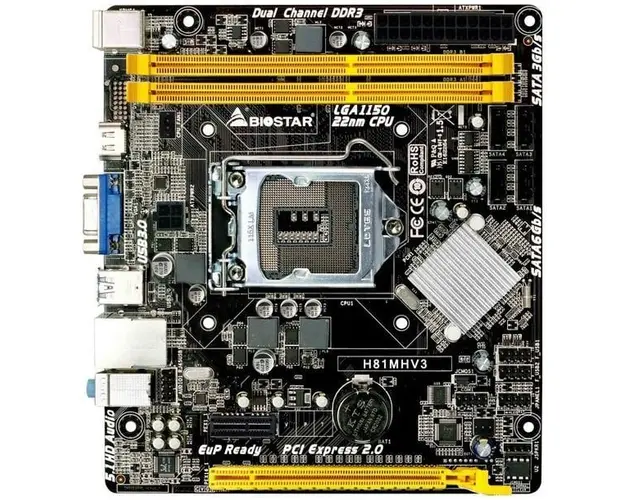 Placa de baza Biostar H81MHV3