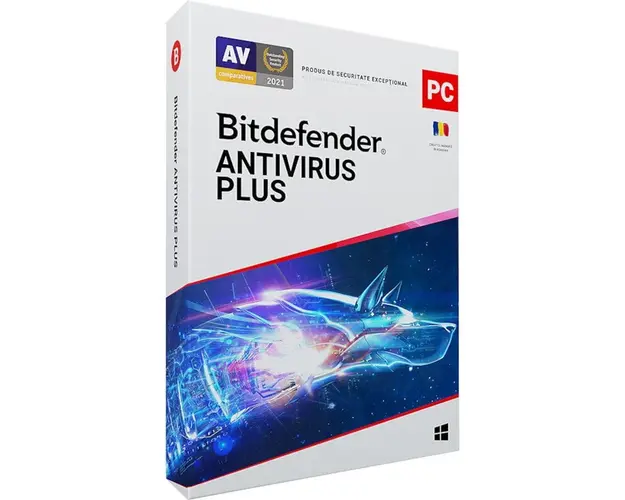 Antivirus Plus - protectie de baza pentru PC- uri Windows, valabila pentru 2 ani, 3 dispozitive, new