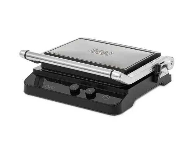 Gratar electric BXGR2000E, 2000W, functie Panini, Negru