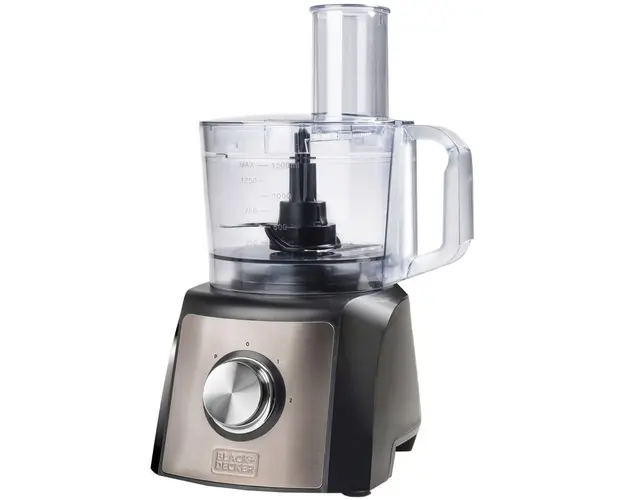Robot de bucatarie BXFPA1200E, 1200W, capacitate bol 1.5L, 2 viteze, functie Pulse, Negru/Inox
