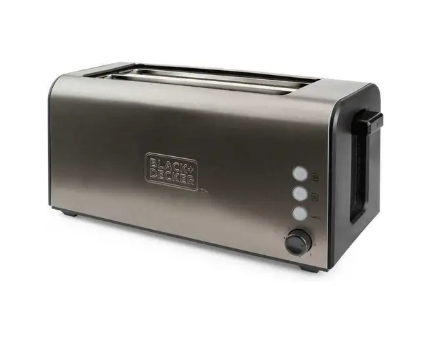Toaster BXTO1500E, 1500 W, 2 fante largi, 7 trepte de prajire, Inox
